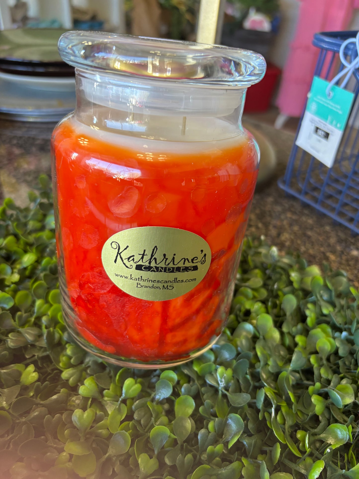 Pomegranate Candles