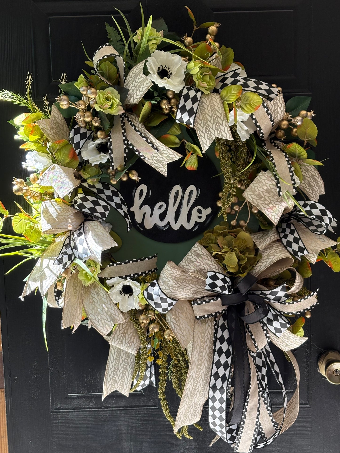 My Hello Wreath!!!