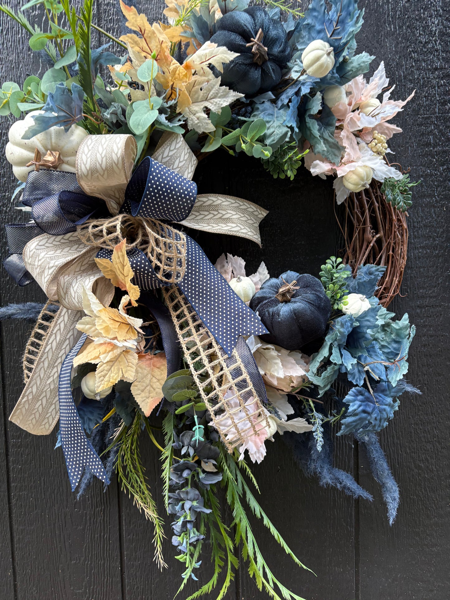 Shades of Blue Wreath