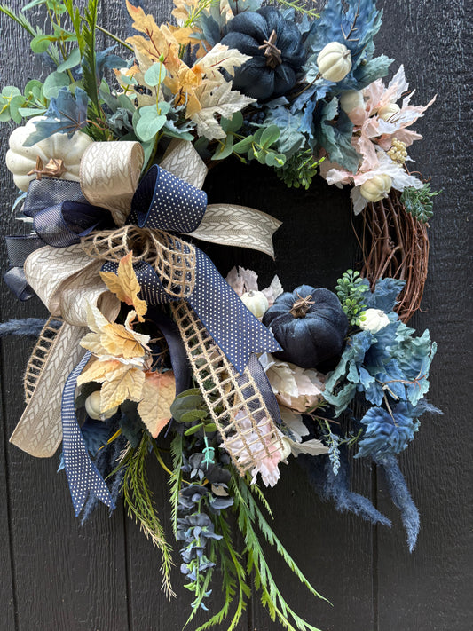 Shades of Blue Wreath