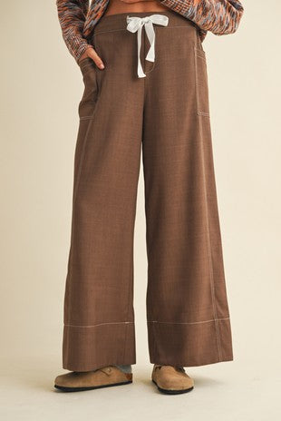 Chocolate Wide Leg Pants