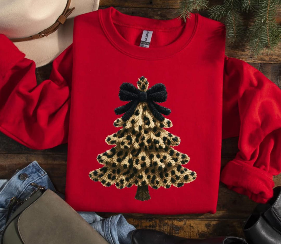 Black Bow Christmas Sweatshirt